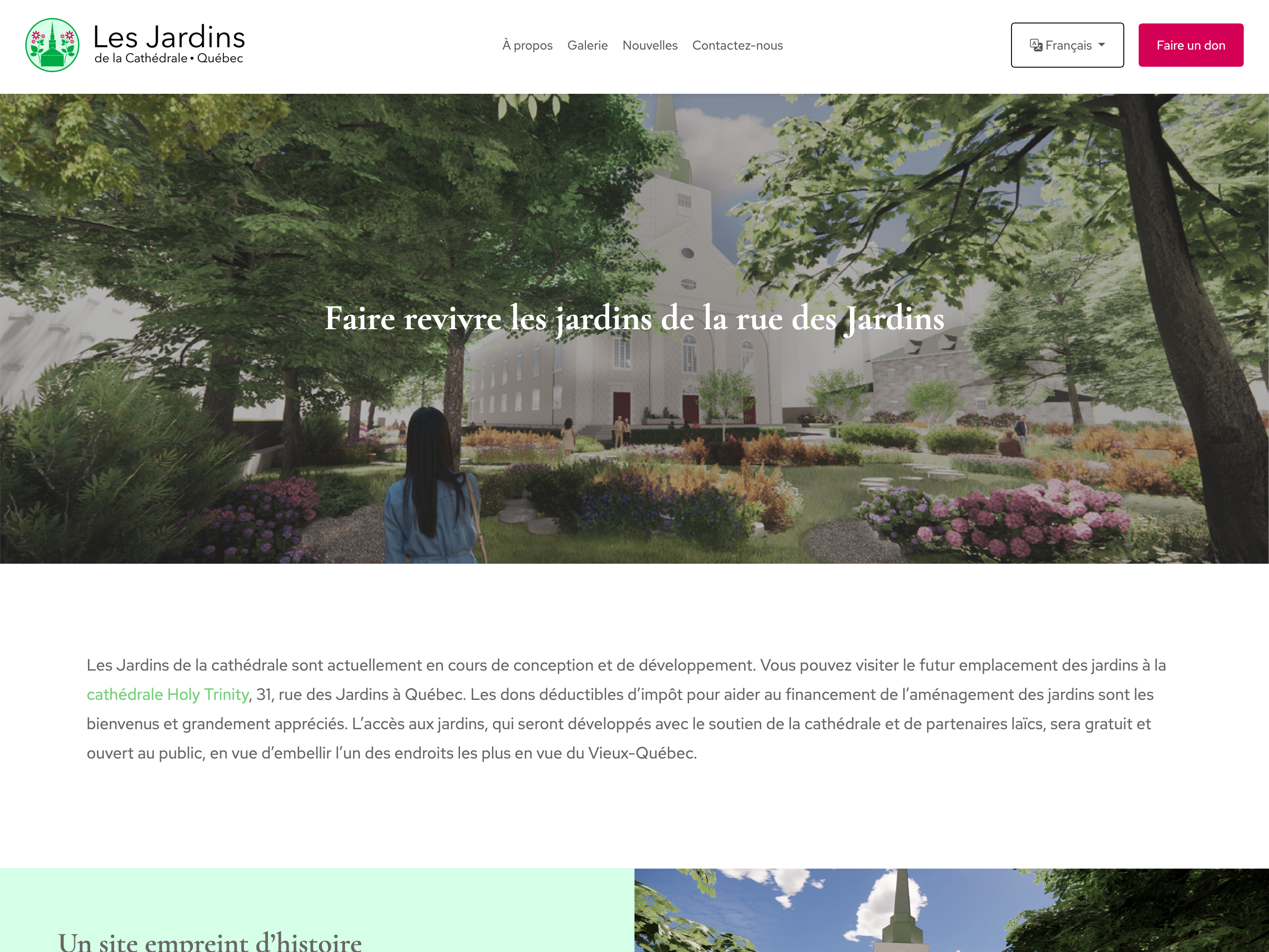 Les Jardins de la Cathédrale, Québec